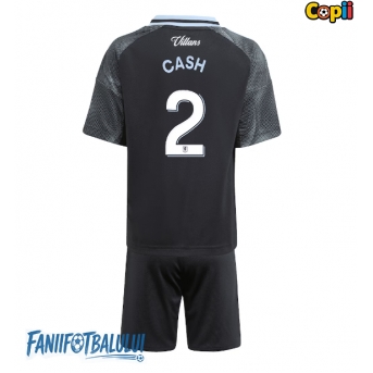 Aston Villa Matty Cash #2 Echipament de Fotbal Replică 2025-26 Copii Deplasare (+ Șorturi)